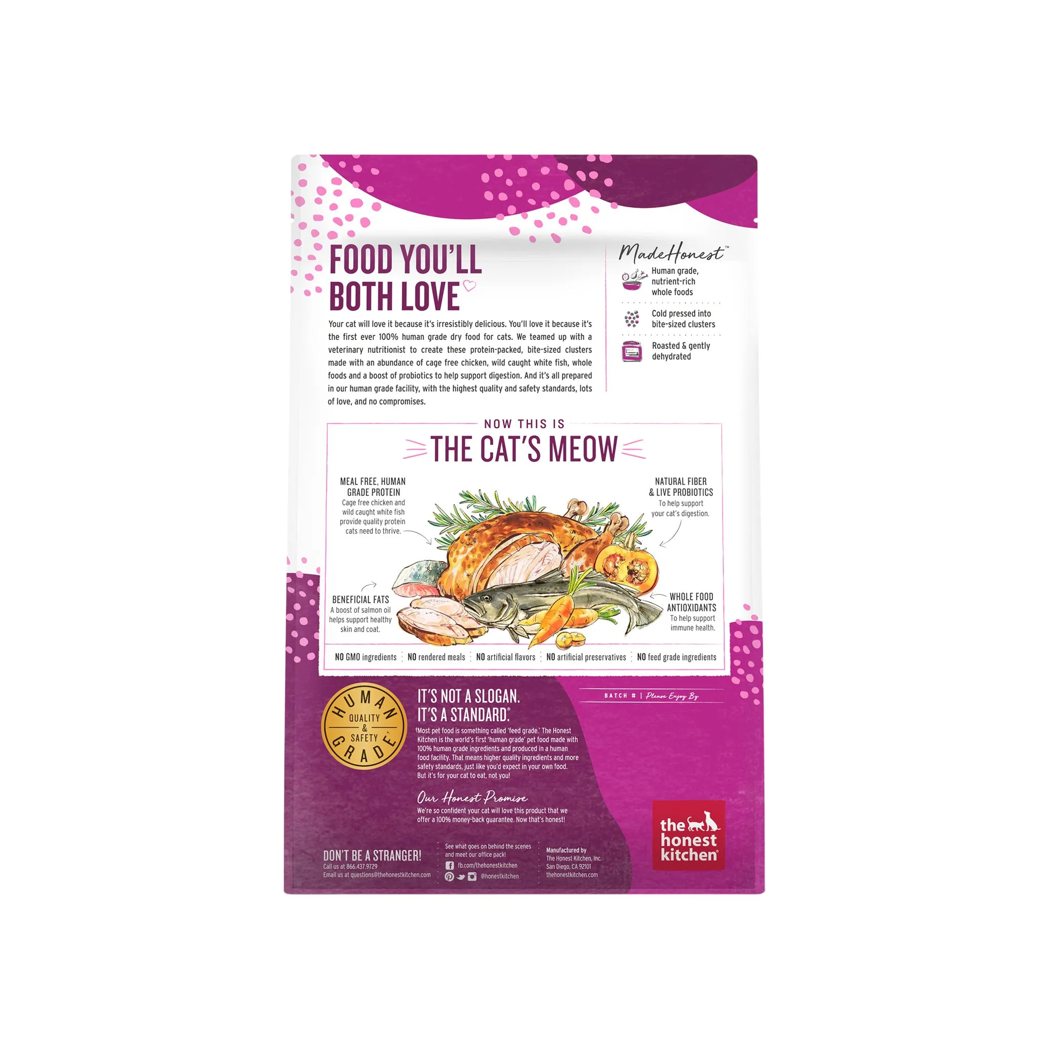 The Honest Kitchen Grain Free Food Clusters Dry Cat Food