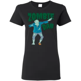Trendy Zombie Dab T-Shirt Halloween Tee (Women)