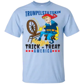 Trumpelstiltskin Trick Or Treat America T-Shirt Halloween Tee (Boys)