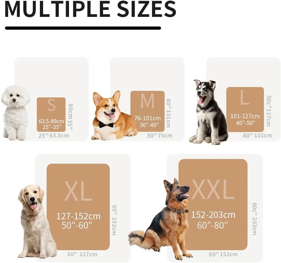 Ultra-Soft Pet Blanket - Waterproof Dog Blanket, Cat Blanket, Perfect for Dog Beds and Dog Crates, Machine Washable and Durable (prule, XXL60*80inc)