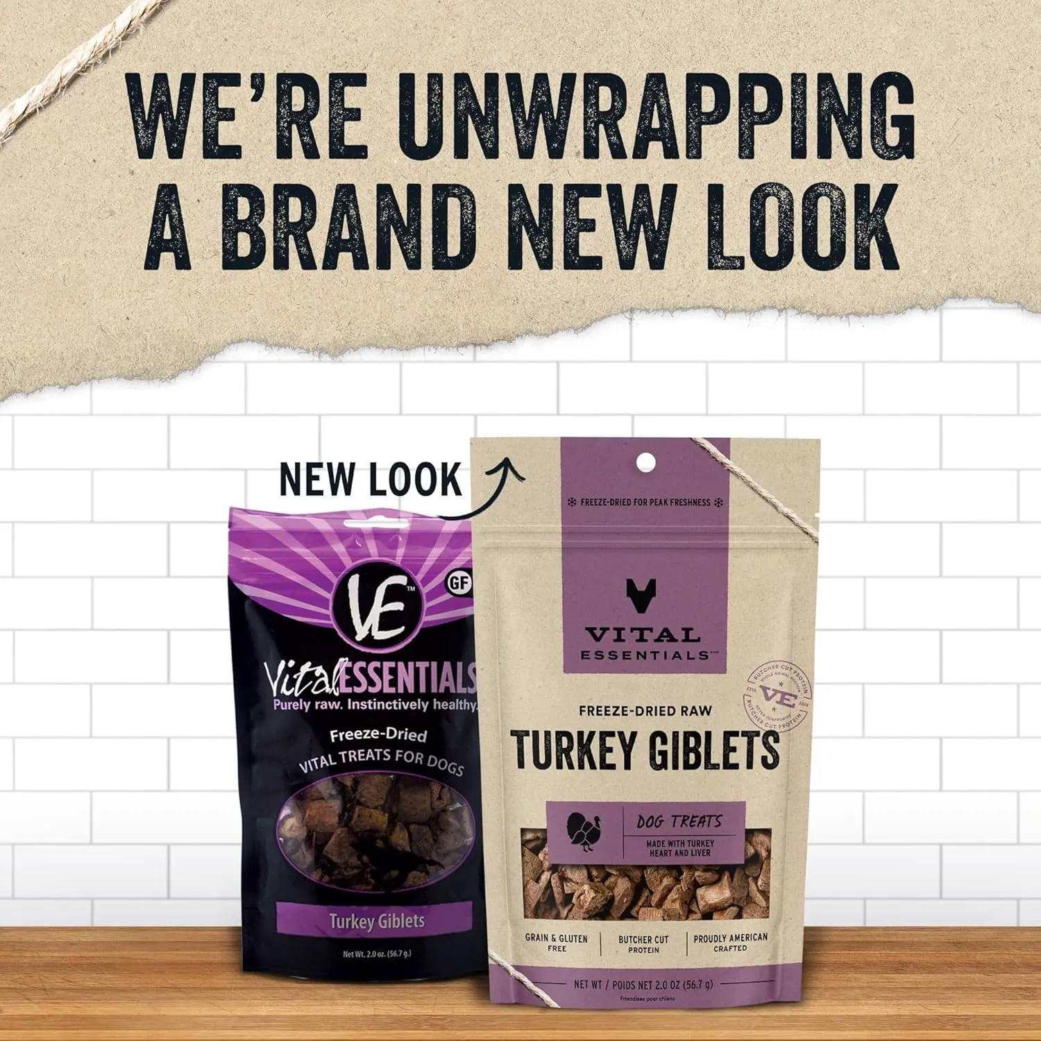 Vital Essentials Turkey Giblets Dog Treats, 2 oz | Freeze-Dried Raw | Single Ingredient |Premium Quality High Protein Training Treats | Grain Free, Gluten Free, Filler Free